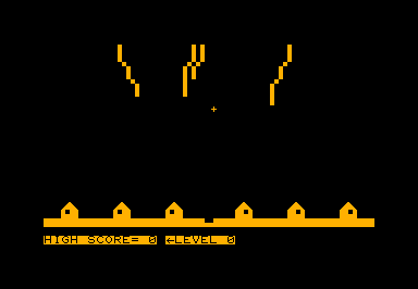 Target Command game screenshot for Commodore PET